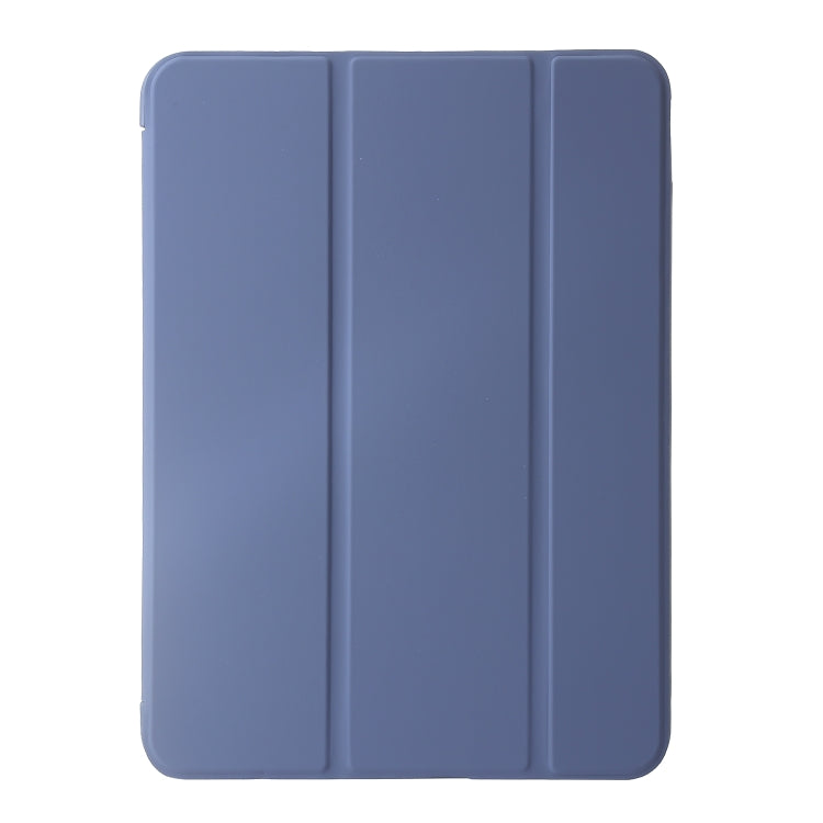 For iPad Pro 13 2024 Three-fold Holder Flip Tablet Leather Case(Purple) - iPad Pro 13 2024 Cases by PMC Jewellery | Online Shopping South Africa | PMC Jewellery | Buy Now Pay Later Mobicred