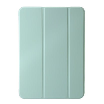 For iPad Air 11 2024 Three-fold Holder Flip Tablet Leather Case(Mint Green) - iPad Air 11 2024 Cases by PMC Jewellery | Online Shopping South Africa | PMC Jewellery | Buy Now Pay Later Mobicred