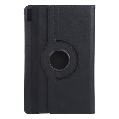 For iPad Pro 13 2024 360 Degree Rotation Litchi Texture Leather Tablet Case with Holder(Black) - iPad Pro 13 2024 Cases by PMC Jewellery | Online Shopping South Africa | PMC Jewellery | Buy Now Pay Later Mobicred