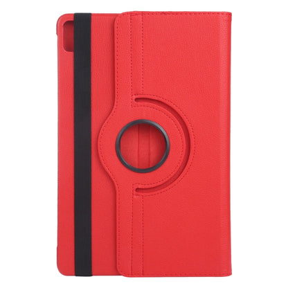 For iPad Air 13 2024 360 Degree Rotation Litchi Texture Leather Tablet Case with Holder(Red) - iPad Air 13 2024 Cases by PMC Jewellery | Online Shopping South Africa | PMC Jewellery | Buy Now Pay Later Mobicred