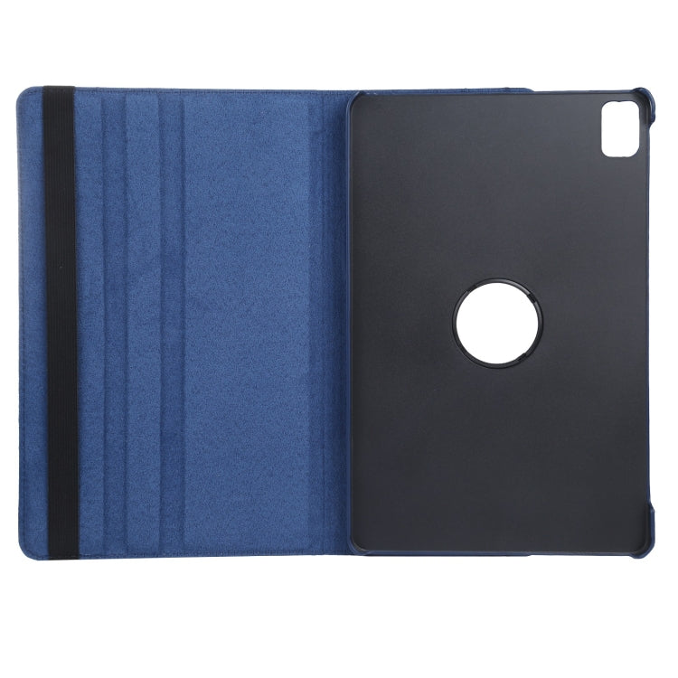 For iPad Air 13 2024 360 Degree Rotation Litchi Texture Leather Tablet Case with Holder(Dark Blue) - iPad Air 13 2024 Cases by PMC Jewellery | Online Shopping South Africa | PMC Jewellery | Buy Now Pay Later Mobicred