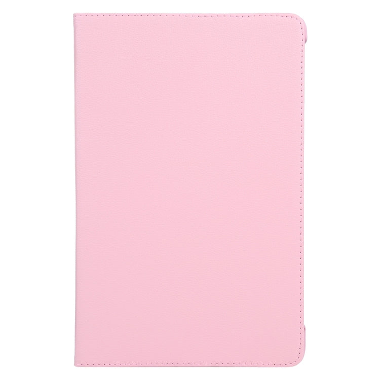 For iPad Air 13 2024 360 Degree Rotation Litchi Texture Leather Tablet Case with Holder(Pink) - iPad Air 13 2024 Cases by PMC Jewellery | Online Shopping South Africa | PMC Jewellery | Buy Now Pay Later Mobicred