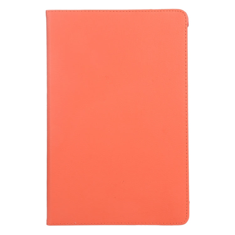 For iPad Air 13 2024 360 Degree Rotation Litchi Texture Leather Tablet Case with Holder(Orange) - iPad Air 13 2024 Cases by PMC Jewellery | Online Shopping South Africa | PMC Jewellery | Buy Now Pay Later Mobicred