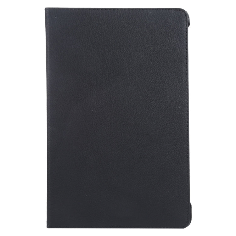 For iPad Air 13 2024 360 Degree Rotation Litchi Texture Leather Tablet Case with Holder(Black) - iPad Air 13 2024 Cases by PMC Jewellery | Online Shopping South Africa | PMC Jewellery | Buy Now Pay Later Mobicred