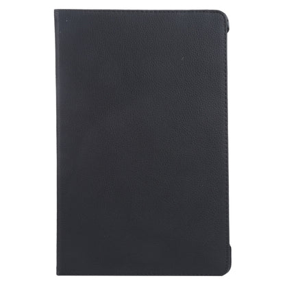 For iPad Air 13 2024 360 Degree Rotation Litchi Texture Leather Tablet Case with Holder(Black) - iPad Air 13 2024 Cases by PMC Jewellery | Online Shopping South Africa | PMC Jewellery | Buy Now Pay Later Mobicred