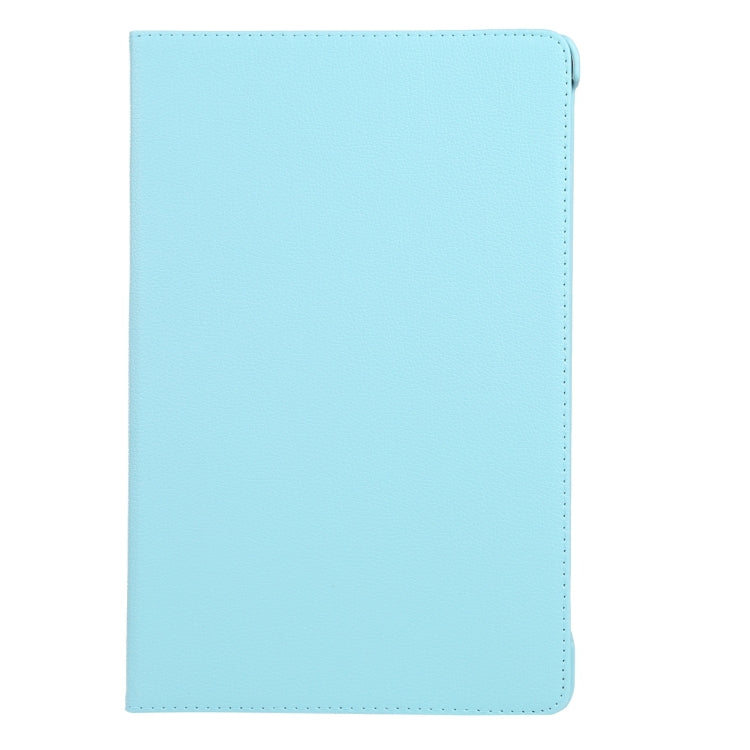 For iPad Air 11 2024 360 Degree Rotation Litchi Texture Leather Tablet Case with Holder(Sky Blue) - iPad Air 11 2024 Cases by PMC Jewellery | Online Shopping South Africa | PMC Jewellery | Buy Now Pay Later Mobicred