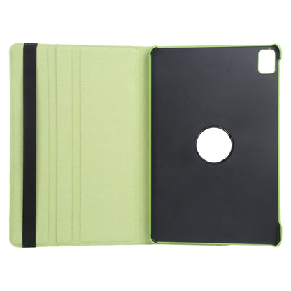 For iPad Air 11 2024 360 Degree Rotation Litchi Texture Leather Tablet Case with Holder(Green) - iPad Air 11 2024 Cases by PMC Jewellery | Online Shopping South Africa | PMC Jewellery | Buy Now Pay Later Mobicred