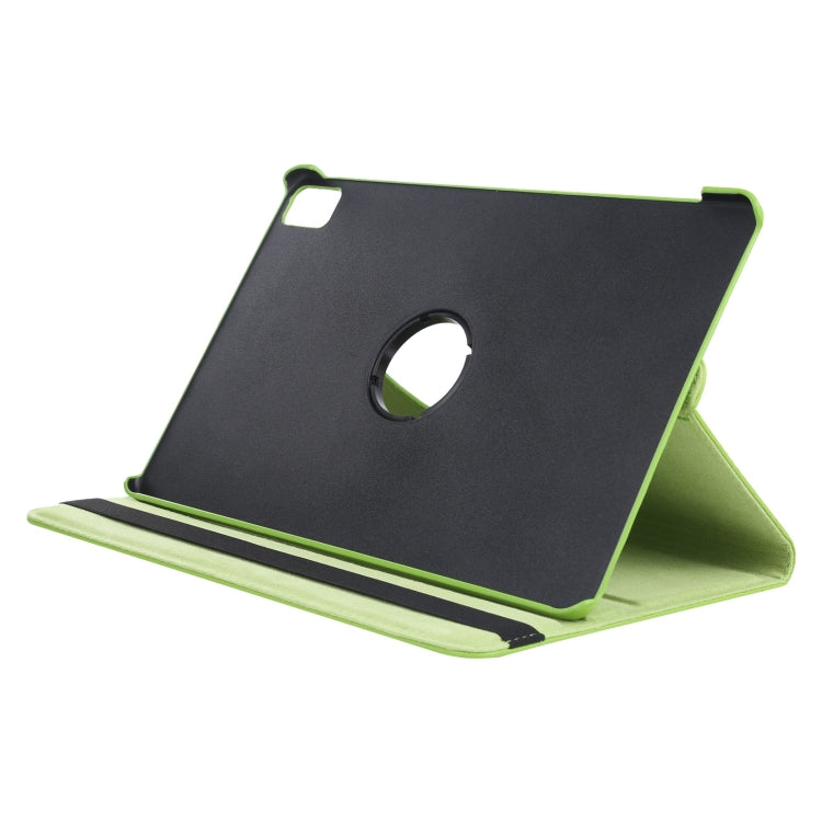 For iPad Air 11 2024 360 Degree Rotation Litchi Texture Leather Tablet Case with Holder(Green) - iPad Air 11 2024 Cases by PMC Jewellery | Online Shopping South Africa | PMC Jewellery | Buy Now Pay Later Mobicred