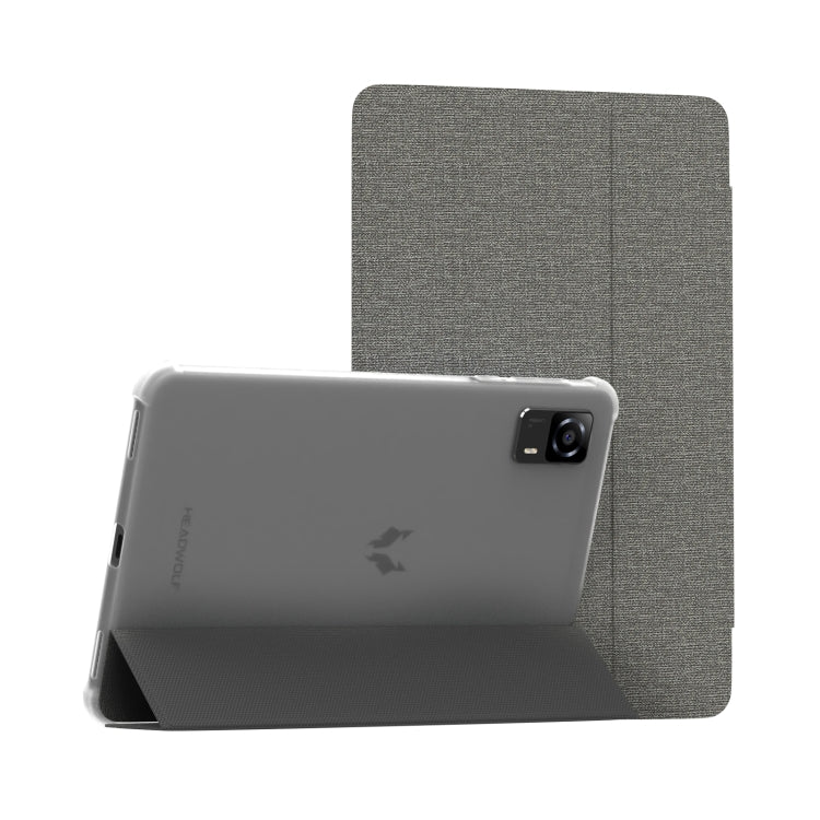 For Fpad5 HEADWOLF Silicone Inner Cover Tablet PC Leather Case(Grey) - free shipping - PMC TechLife - Order now!