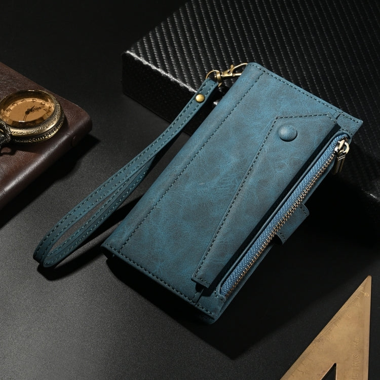 For Motorola Moto G24 Power ESEBLE Retro Frosted RFID Leather Phone Case(Dark Green) - free shipping - PMC TechLife - Order now!