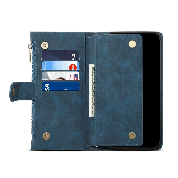 For Motorola Moto G34 ESEBLE Retro Frosted RFID Leather Phone Case(Dark Green) - Motorola Cases by ESEBLE | Online Shopping South Africa | PMC TechLife | Buy Now Pay Later Mobicred