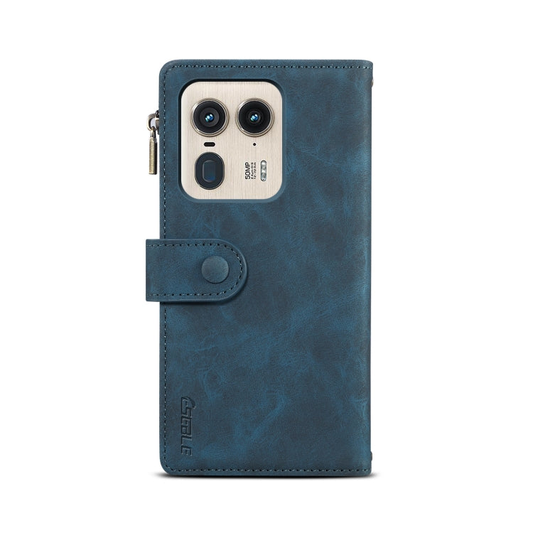 For Motorola Edge 50 Ultra ESEBLE Retro Frosted RFID Leather Phone Case(Dark Green) - free shipping - PMC TechLife - Order now!