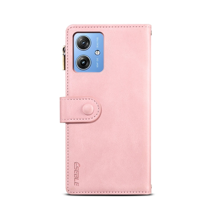For Motorola Moto G54 Power 5G ESEBLE Retro Frosted RFID Leather Phone Case(Rose Gold) - free shipping - PMC TechLife - Order now!