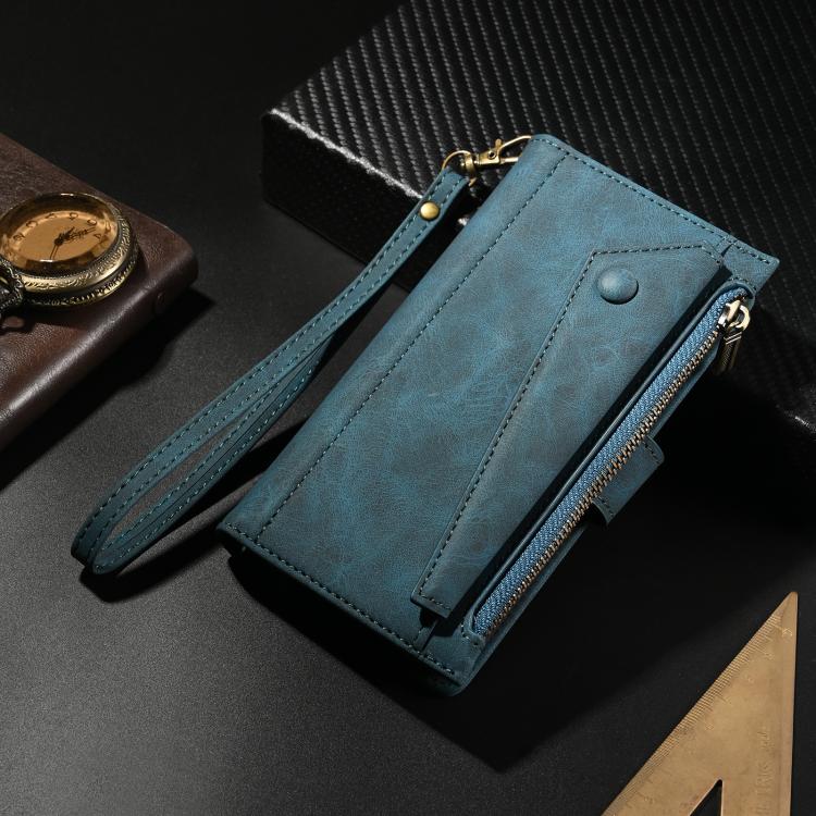 For Motorola Moto G15 ESEBLE Retro Frosted RFID Leather Phone Case(Dark Green) - free shipping - PMC TechLife - Order now!