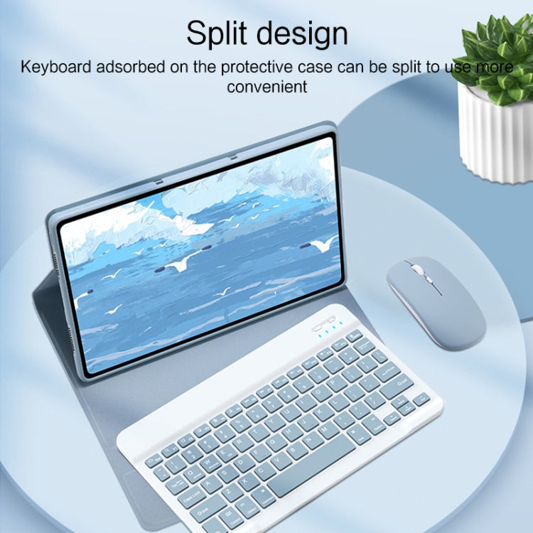 For Xiaomi Pad 6 / Pad 6 Pro 11 inch Detachable Keyboard Smart Tablet Leather Case(Blue) - Others Keyboard by PMC TechLife | Online Shopping South Africa | PMC TechLife | Buy Now Pay Later Mobicred