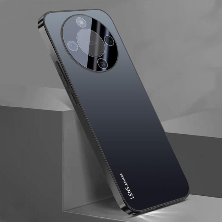For Honor X7 5G AG Frosted Electroplating Acrylic Phone Case(Black) - free shipping - PMC TechLife - Order now!