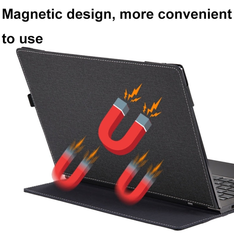 For HP ProBook 455 15.6 inch G10 Leather Laptop Shockproof Protective Case(Black) - free shipping - PMC Jewellery - Order now!