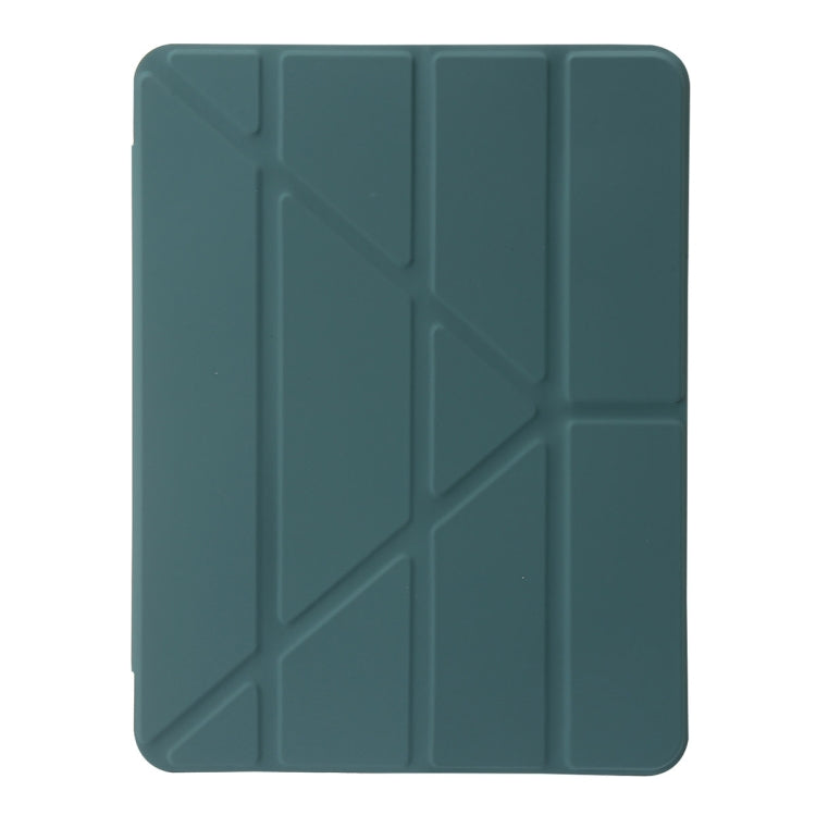 For iPad Pro 11 2024 Clear Acrylic Deformation Leather Tablet Case(Dark Green) - iPad Pro 11 2024 Cases by PMC Jewellery | Online Shopping South Africa | PMC Jewellery | Buy Now Pay Later Mobicred