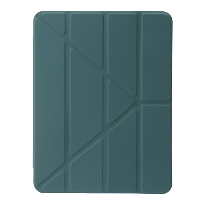 For iPad Pro 11 2024 Clear Acrylic Deformation Leather Tablet Case(Dark Green) - iPad Pro 11 2024 Cases by PMC Jewellery | Online Shopping South Africa | PMC Jewellery | Buy Now Pay Later Mobicred