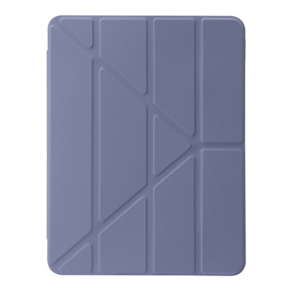 For iPad Air 13 2024 Clear Acrylic Deformation Leather Tablet Case(Lavender Purple) - iPad Air 13 2024 Cases by PMC Jewellery | Online Shopping South Africa | PMC Jewellery | Buy Now Pay Later Mobicred