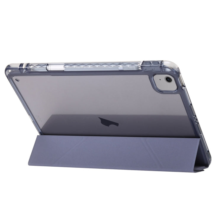 For iPad Pro 11 2024 Clear Acrylic Deformation Leather Tablet Case(Lavender Purple) - iPad Pro 11 2024 Cases by PMC Jewellery | Online Shopping South Africa | PMC Jewellery | Buy Now Pay Later Mobicred