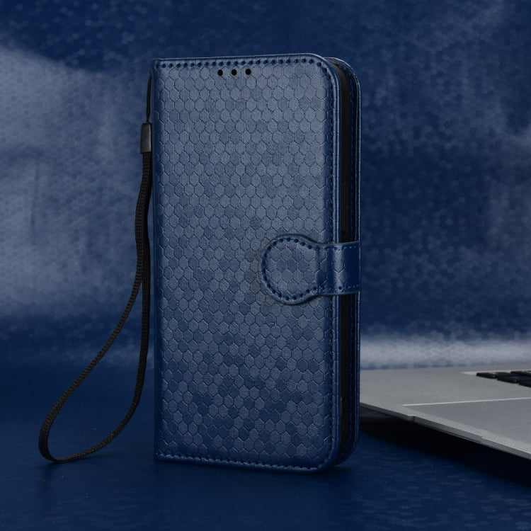 For Huawei Pura 70 Honeycomb Dot Texture Leather Phone Case(Blue) - Huawei Cases by PMC Jewellery | Online Shopping South Africa | PMC Jewellery | Buy Now Pay Later Mobicred