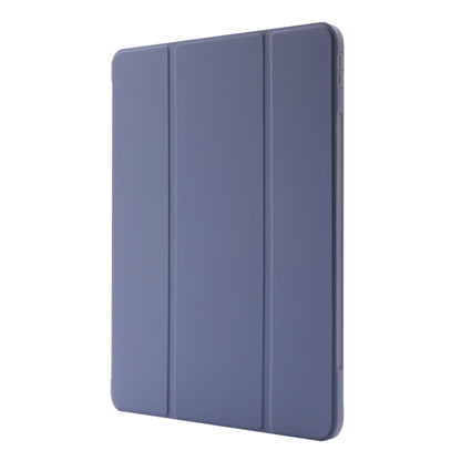 For iPad Pro 13 2024 Skin Feel Tri-fold Leather Tablet Case with Pen Slot(Lavender) - iPad Pro 13 2024 Cases by PMC Jewellery | Online Shopping South Africa | PMC Jewellery | Buy Now Pay Later Mobicred