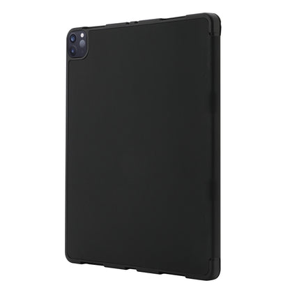 For iPad Pro 13 2024 Skin Feel Tri-fold Leather Tablet Case with Pen Slot(Black) - iPad Pro 13 2024 Cases by PMC Jewellery | Online Shopping South Africa | PMC Jewellery | Buy Now Pay Later Mobicred