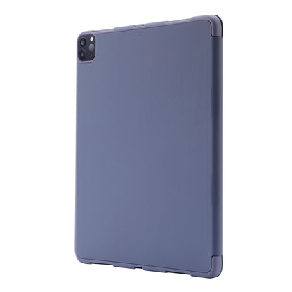 For iPad Air 11 2024 Skin Feel Tri-fold Leather Tablet Case with Pen Slot(Lavender) - iPad Air 11 2024 Cases by PMC Jewellery | Online Shopping South Africa | PMC Jewellery | Buy Now Pay Later Mobicred