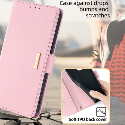 For Xiaomi Redmi K70 5G / K70 Pro 5G Crossbody Chain Leather Phone Case(Pink) - K70 Pro Cases by PMC Jewellery | Online Shopping South Africa | PMC Jewellery | Buy Now Pay Later Mobicred