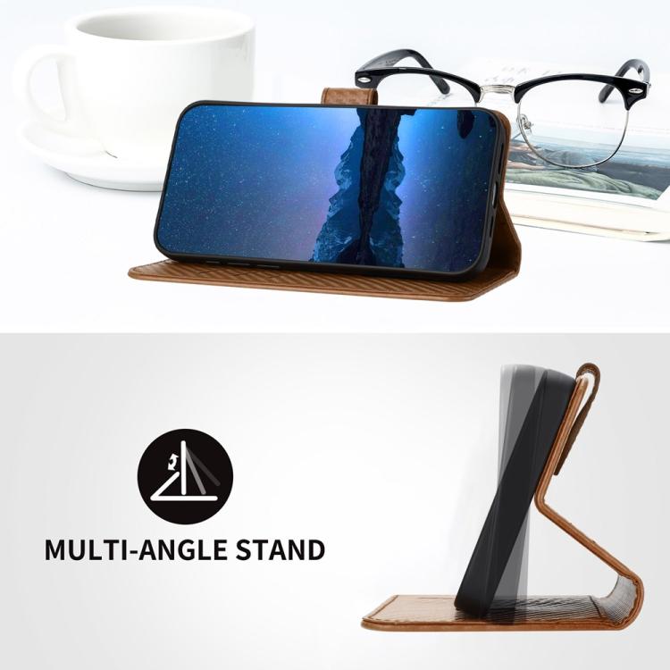 For iPhone 17 YX0070 Carbon Fiber Buckle Leather Phone Case with Lanyard(Coffee) - free shipping - PMc TechLife - Order now!
