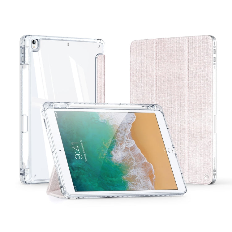 For iPad 7/8/9 10.2/Air 3/Pro 10.5 2017 DUX DUCIS Unid Series PU+TPU Smart Tablet Case(Pink) - More iPad Cases by DUX DUCIS | Online Shopping South Africa | PMC Jewellery | Buy Now Pay Later Mobicred