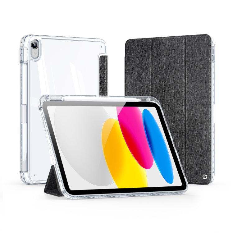 For iPad 10th Gen 10.9 2022 DUX DUCIS Unid Series PU+TPU Smart Tablet Case(Black) - iPad 10th Gen 10.9 Cases by DUX DUCIS | Online Shopping South Africa | PMC Jewellery | Buy Now Pay Later Mobicred