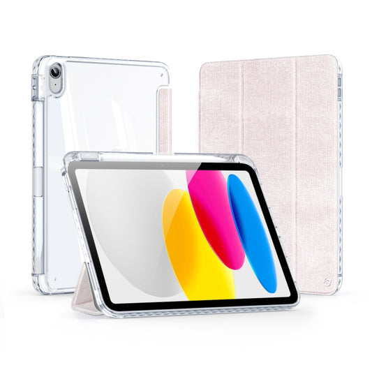 For iPad 10th Gen 10.9 2022 DUX DUCIS Unid Series PU+TPU Smart Tablet Case(Pink) - iPad 10th Gen 10.9 Cases by DUX DUCIS | Online Shopping South Africa | PMC Jewellery | Buy Now Pay Later Mobicred