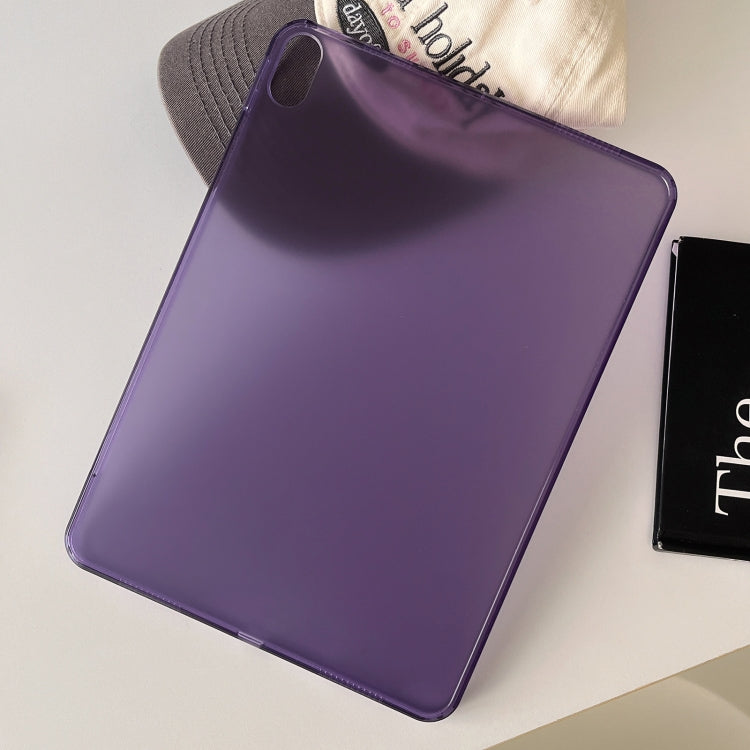 For iPad Air 13 2024 / Pro 12.9 2022  Skin-feeling Crystal Clear Acrylic Tablet Case(Purple) - iPad Pro 12.9 (2022/2021) Cases by PMC TechLife | Online Shopping South Africa | PMC TechLife | Buy Now Pay Later Mobicred