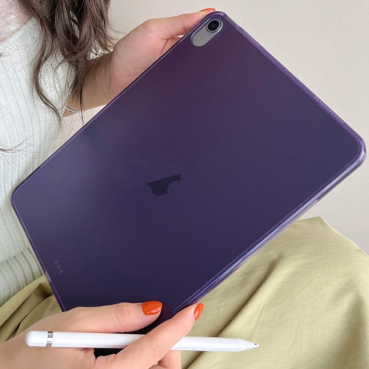 For iPad Air 13 2024 / Pro 12.9 2022  Skin-feeling Crystal Clear Acrylic Tablet Case(Purple) - iPad Pro 12.9 (2022/2021) Cases by PMC TechLife | Online Shopping South Africa | PMC TechLife | Buy Now Pay Later Mobicred
