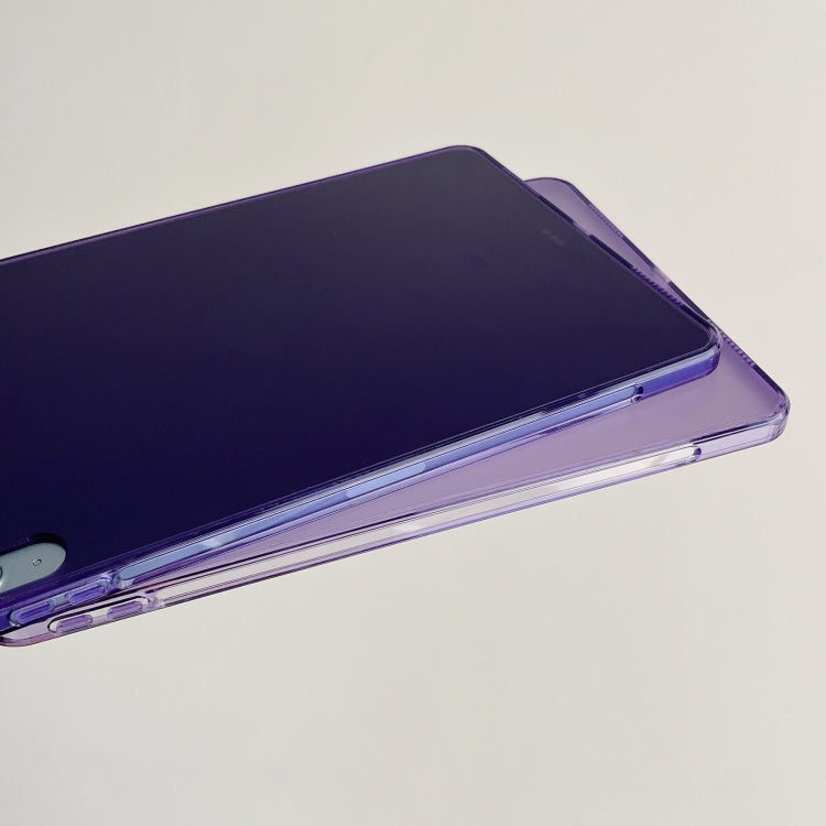 For iPad Air 13 2024 / Pro 12.9 2022  Skin-feeling Crystal Clear Acrylic Tablet Case(Purple) - iPad Pro 12.9 (2022/2021) Cases by PMC TechLife | Online Shopping South Africa | PMC TechLife | Buy Now Pay Later Mobicred