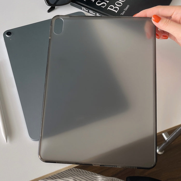 For iPad Air 11 2024 / Air 2022 10.9 Skin-feeling Crystal Clear Acrylic Tablet Case(Black) - iPad Air 11 2024 Cases by PMC TechLife | Online Shopping South Africa | PMC TechLife | Buy Now Pay Later Mobicred