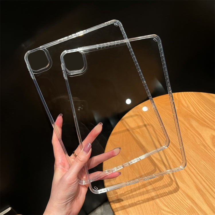 For iPad Pro 13 2024 Suck Pen Clear Acrylic Tablet Case(Transparent) - iPad Pro 13 2024 Cases by PMC TechLife | Online Shopping South Africa | PMC TechLife | Buy Now Pay Later Mobicred