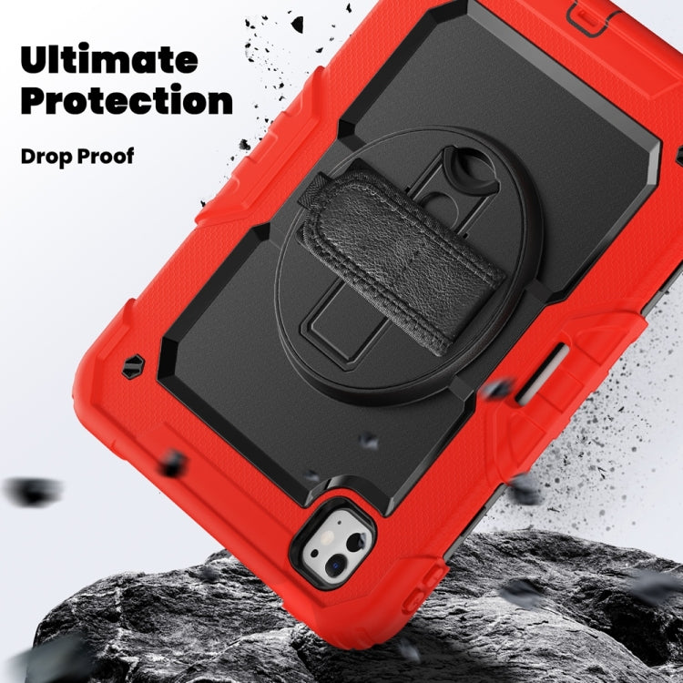 For iPad Pro 11 2024 Silicone Hybrid PC Tablet Protective Case(Red+Black) - iPad Pro 11 2024 Cases by PMC TechLife | Online Shopping South Africa | PMC TechLife | Buy Now Pay Later Mobicred