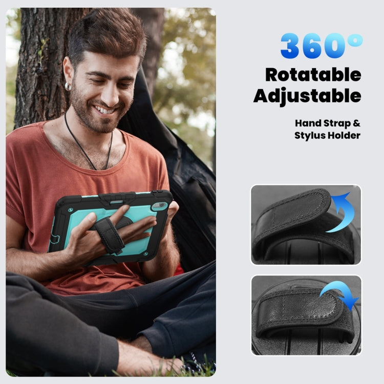 For iPad Air 11 2024 Silicone + PC Tablet Protective Case(Light Blue+Black) - iPad Air 11 2024 Cases by PMC TechLife | Online Shopping South Africa | PMC TechLife | Buy Now Pay Later Mobicred