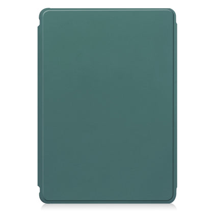 For iPad Pro 11 2024 Transparent Rotation Smart Leather Tablet Case with Keyboard(Dark Green) - iPad Pro 11 2024 Cases by PMC Jewellery | Online Shopping South Africa | PMC Jewellery | Buy Now Pay Later Mobicred