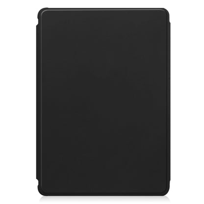 For iPad Air 11 2024 Transparent Rotation Smart Leather Tablet Case with Keyboard(Black) - iPad Air 11 2024 Cases by PMC Jewellery | Online Shopping South Africa | PMC Jewellery | Buy Now Pay Later Mobicred