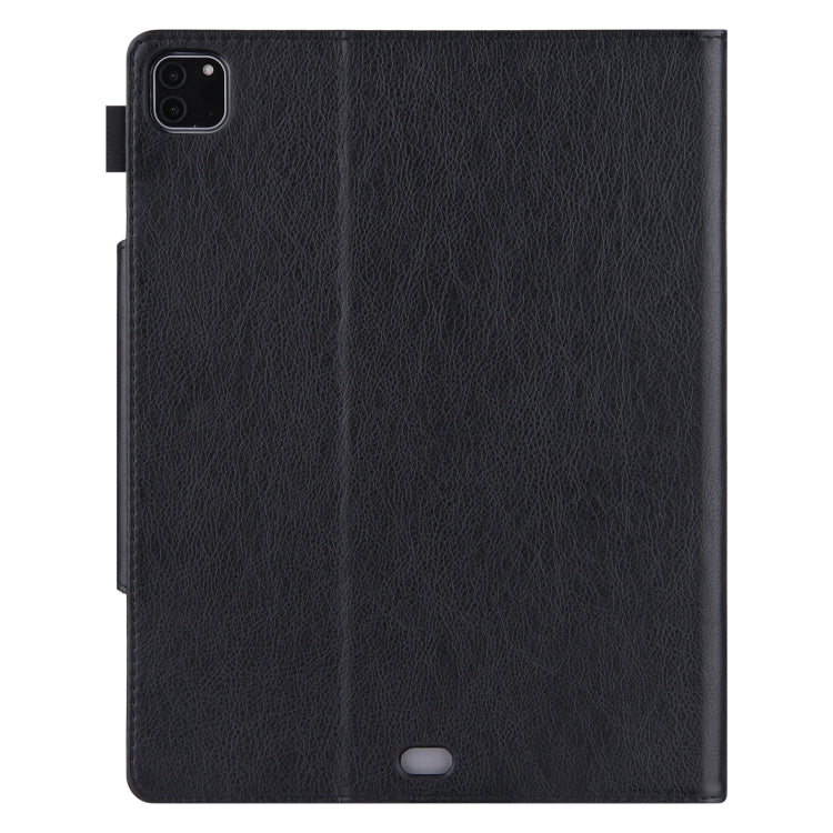 For iPad Pro 11 2024 Solid Color Metal Buckle Leather Smart Tablet Case(Black) - iPad Pro 11 2024 Cases by PMC Jewellery | Online Shopping South Africa | PMC Jewellery | Buy Now Pay Later Mobicred