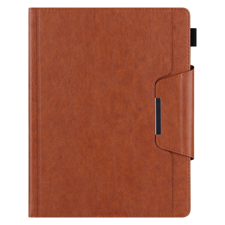 For iPad Pro 11 2024 Solid Color Metal Buckle Leather Smart Tablet Case(Brown) - iPad Pro 11 2024 Cases by PMC Jewellery | Online Shopping South Africa | PMC Jewellery | Buy Now Pay Later Mobicred