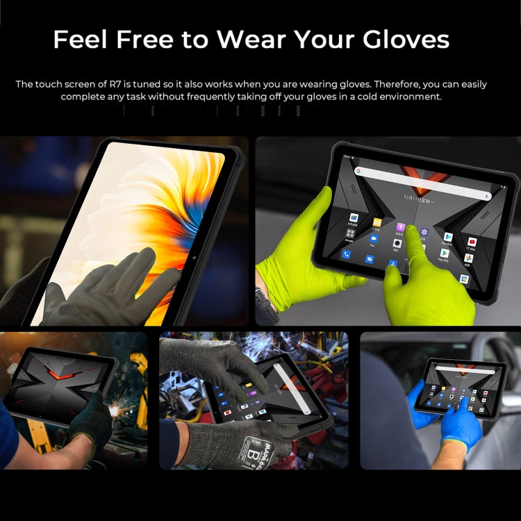 HOTWAV Tab R7 Rugged Tablet, 6GB+256GB, 10.1 inch Android 13 Unisoc Tiger T606 Octa Core 4G Network, Global Version with Google Play(Black Orange) - free shipping - PMC TechLife - Order now!