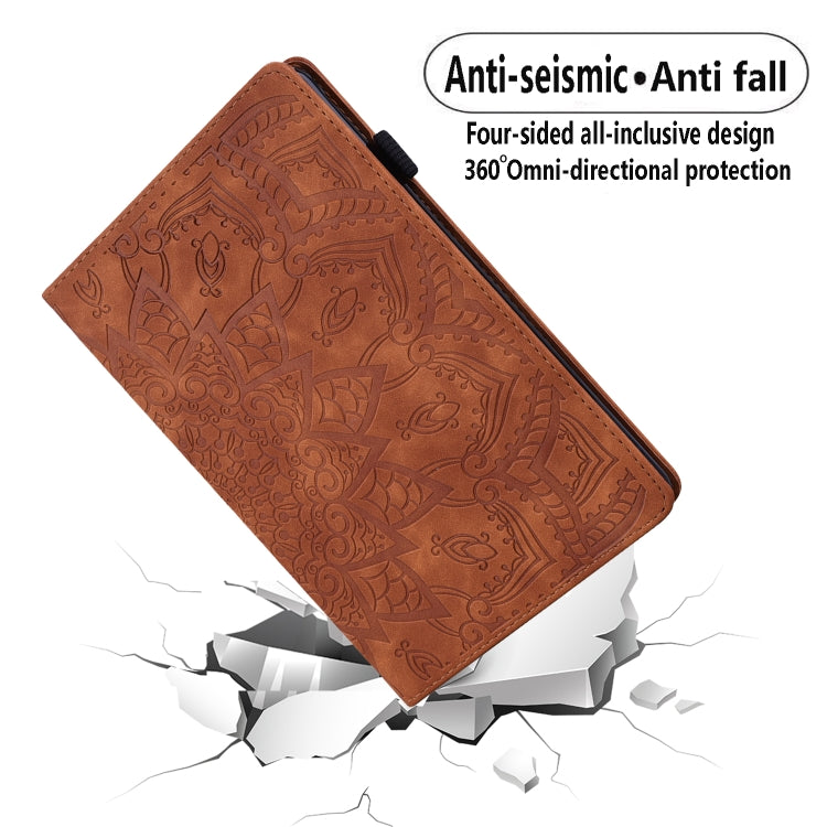 For iPad Pro 13 2024 Calf Texture Embossed Leather Tablet Case(Brown) - iPad Pro 13 2024 Cases by PMC Jewellery | Online Shopping South Africa | PMC Jewellery | Buy Now Pay Later Mobicred