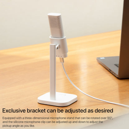 Xiaomi Youpin Yuemi USB Desktop Noise Reduction Wired Microphone(White) - Microphone by Xiaomi | Online Shopping South Africa | PMC Jewellery | Buy Now Pay Later Mobicred