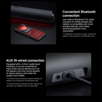 Xiaomi Redmi Computer Bluetooth Speaker with RGB Ambience Light(Black) -  by Xiaomi | Online Shopping South Africa | PMC Jewellery | Buy Now Pay Later Mobicred