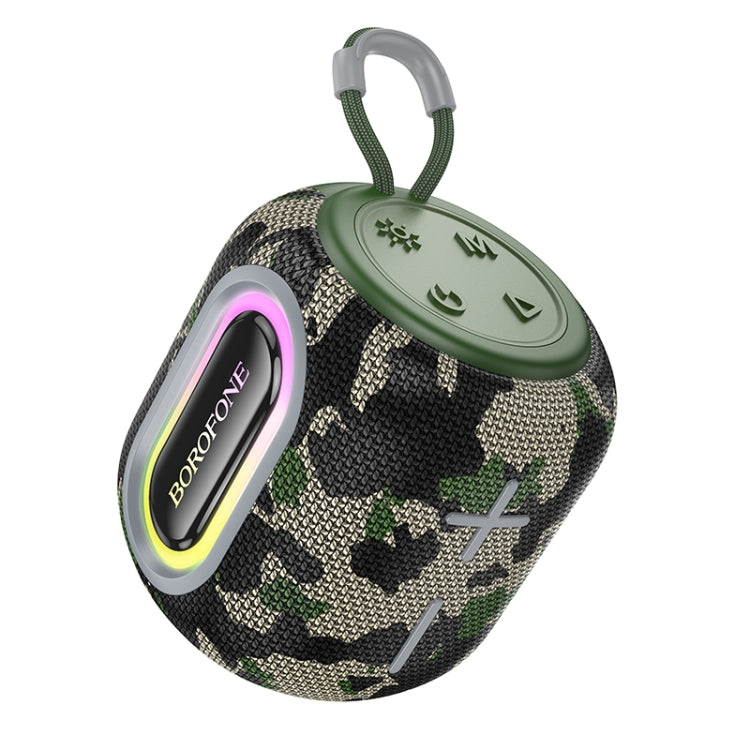 Borofone BR39 Portable Kaya Sports BT Speaker(Camouflage Green) - Desktop Speaker by Borofone | Online Shopping South Africa | PMC Jewellery | Buy Now Pay Later Mobicred